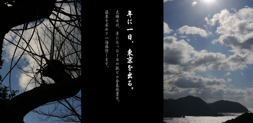 年に一日東京を出る